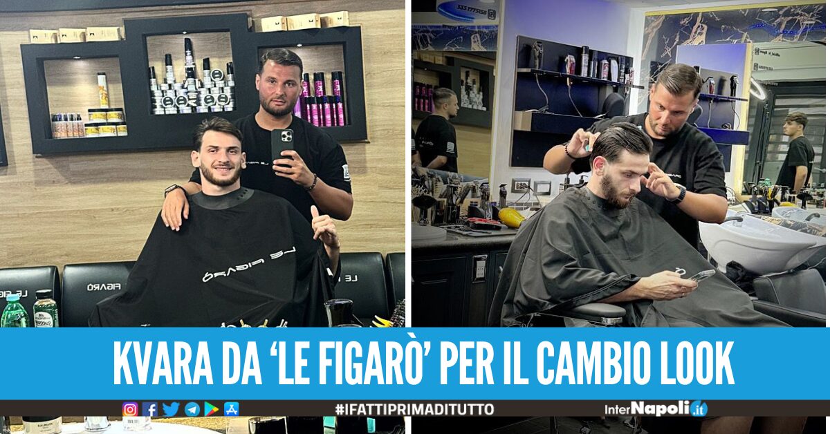 InterNAPOLI: Kvaratskhelia da 'Le Figarò' a Giugliano, nuovo look prima del ritiro a Castel Di Sangro